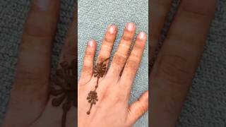 Finger mehndi design back side henna [upl. by Norak]