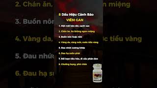 8 Dấu Hiệu Cảnh Báo Viêm Gan mcsk suckhoe short tip trending xuhuong fpy viral viemgan [upl. by Rodolph]