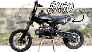 I Paid 150 For This 110cc Pit Bike It Only Needed a Carb [upl. by Hillie]