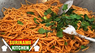 Surinaamse Bami Recept In Stappen Uitgelegd  Surinamese Spaghetti Recipe Explained In Steps [upl. by Colp]