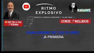 KARAOKE 🎤⭐ TODAVÍA 🎹 RAY DE LA PAZ karaoke viral youtube [upl. by Anaugal]