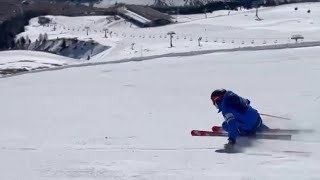 Skiing in Livigno Carosello 3000 with Jacopo Bonacorsi [upl. by Babette]