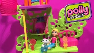 Polly Pocket Wall Party Tree House Playset [upl. by Ecinnahs]