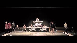 2014 JUSTE DEBOUT KOREA Hiphop Quater Final2 DROPampKMAN vs NEW SHIT [upl. by Asiole60]