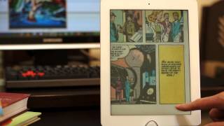 Read your cbr and cbz comics and mangas with YACReader for iOS 2013 v10 [upl. by Aihselef]