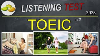 TOEIC Listening Test 20 TOEIC Asia set Japan examination 2023 [upl. by Wadlinger772]