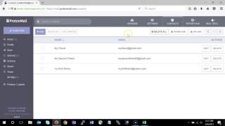 ProtonMail Delete Contacts [upl. by Atnahc35]