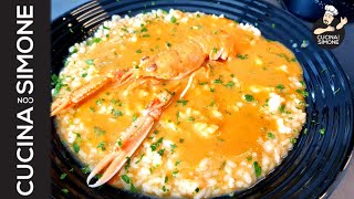 Risotto alla crema di Scampi  La ricetta migliore al mondo [upl. by Spiros]