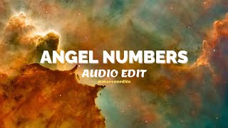 angel numbers sped up  chris brown edit audio [upl. by Iderf]