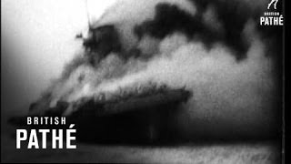 Sinking Of Us Aircraft Carrier Lexington 1942 [upl. by Lipscomb]