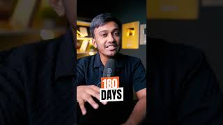 DARE to take up THE 180 DAYS CHALLENGE shortsindia millionairemindset viralvideo [upl. by Barthelemy]