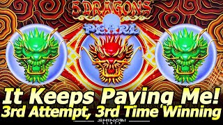 JACKPOTS After JACKPOTS On Million Dollar Dragon Link Slot [upl. by Nnylsaj609]