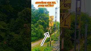 রেললাইনের ধারে WL লেখার অর্থ কিfacts traintravel trainjourney [upl. by Nylazor]