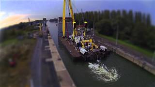 Timelapse vervanging middendeuren Sluis Zemst Final [upl. by Asum996]