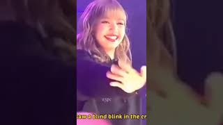 LISA CRY WHEN SHE SAW A BLIND BLINK [upl. by Yrrej]