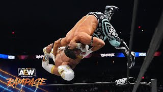 CMLL’s Mistico shows off his aerial offense vs Matt Sydal  2924 AEW Rampage [upl. by Retep269]