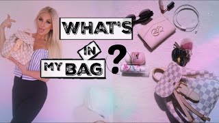 WHATS IN MY BAG QUEST CE QUIL YA DANS MON SAC LV   JUSTINE FRANCOTTE [upl. by Letsyrc]