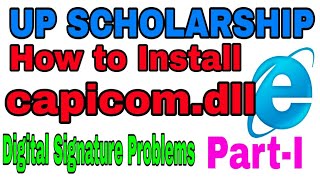 How To save Digital Signature Capicomdll file Install ePass2013 new update in Hindi [upl. by Zolner535]