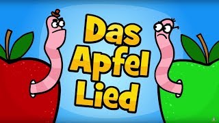 ♪ ♪ Kinderlied Apfel  Das Apfel Lied  Hurra Kinderlieder [upl. by Fernande]