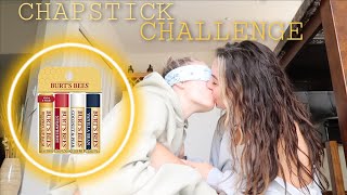 CHAPSTICK CHALLENGE W GF gets weird [upl. by Pruchno]