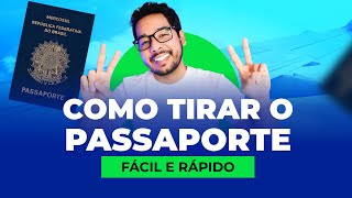 COMO TIRAR O PASSAPORTE  PASSO A PASSO ATUALIZADO [upl. by Yelsew]