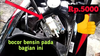 Cara mengatasi bensin bocor pada tangki motor injeksi  beat vario scoopy LAKUKAN SENDIRI DI RUMAH [upl. by Lednik]