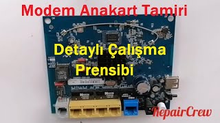 TTNET Modem Tamiri Power ışığı yanmayan modem arızası ve çözümü Modem anakart çalışma prensibi [upl. by Ihculo77]