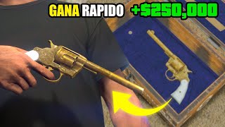 COMO GANAR 250000 RAPIDOS Y FACILES  REVOLVE de ORO en GTA 5 ONLINE  LA BÚSQUEDA DEL TESORO [upl. by Odlawso]