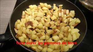 recettetartiflette rapideà la poêle [upl. by Dulce]