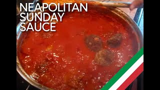 Carlas Cucina Neapolitan Sunday Sauce [upl. by Lairbag]