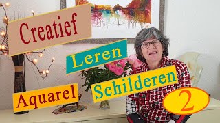 Creatief leren aquarel schilderen  pakket 2 [upl. by Ahsel450]