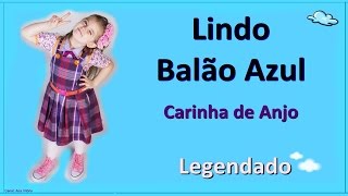 Carinha de Anjo  Lindo Balão Azul Com letra  Irmã Fabiana Karin Hills [upl. by Adlei]