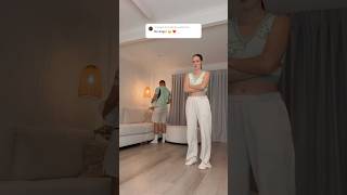 KEEP UP DANCE IS OUR NEW FAVORITE 🤩  dance trend viral couple funny shorts [upl. by Kanal]