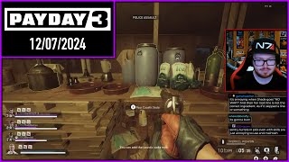 Payday 3 Streamer FINALLY Does Cook Off Challenge 12th July 2024 [upl. by Lowenstein]