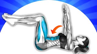 ➜ 5 Simple Bed Exercises to Achieve a Flat Stomach Quickly [upl. by Gathers481]