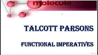 বাংলায় বুঝুন Talcott Parsons এর Functional Imperatives [upl. by Alessandro]