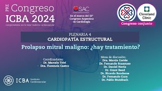 Prolapso mitral maligno ¿hay tratamiento PreCongreso ICBA 2024 [upl. by Purington383]