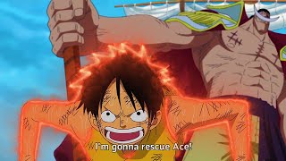 Luffy Stop Crocodile From Attacking Whitebeard 😨🔥English Sub [upl. by Issor]