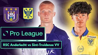 RSC Anderlecht 10 SintTruidense VV  Pro League  LIVE [upl. by Biron]