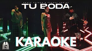 KaraokeOscar Maydon x Fuerza RegidaTu Boda [upl. by Dolf385]