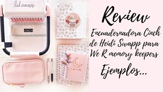 REVIEW Encuadernadora Cinch de Heidi Swapp para We R Memory Keepers Ejemplos [upl. by Branen]