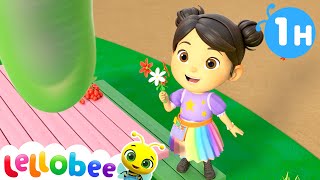 Caterpillar Butterfly🦋 Song  1 Hour of Lellobee City Farm  Kids Cartoons amp Nursery Rhymes [upl. by Jefferson46]