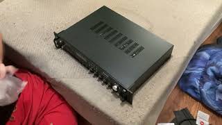 Pyle P3001BT Amplifier Unboxing [upl. by Sonitnatsnoc39]