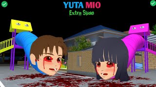 YUTA MIO Exe Extra Slide 😱  SAKURA School Simulator Horror Drama 👺 [upl. by Acined]