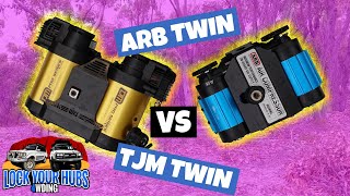 ARB Twin Air Compressor vs TJM Twin Air Compressor [upl. by Ortrud]