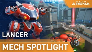 Mech Arena  Mech Spotlight  Lancer [upl. by Emmit]