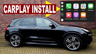 Porsche Cayenne 958 Carplay Install for PCM 31 40 amp CDR31 amp where to buy [upl. by Oira]