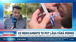 Lista actualizată a medicamentelor care îi pot lăsa pe șoferi fără permis de conducere [upl. by Lida]