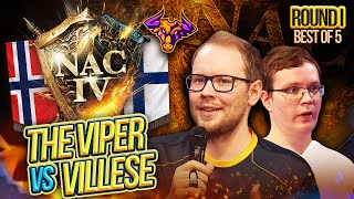 TheViper vs Villese NAC4 big sick moment of the event Day 1 ageofempires2 [upl. by Halet]