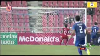 Highlight Thailand u23 21 Cambodia u23 afc qualification 2732015 [upl. by Nahtannhoj638]